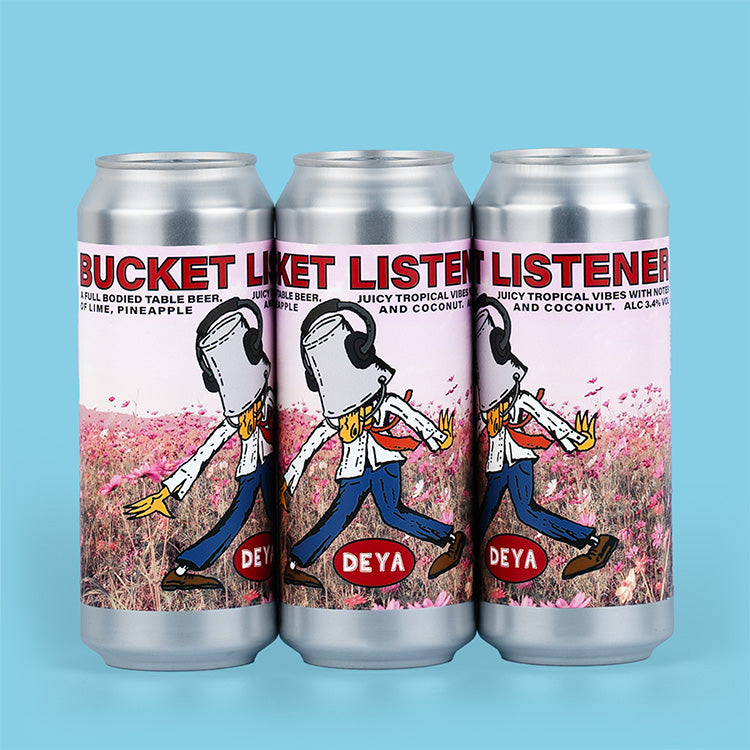 3 x 500ml can of DEYA Bucket Listener Pale Ale