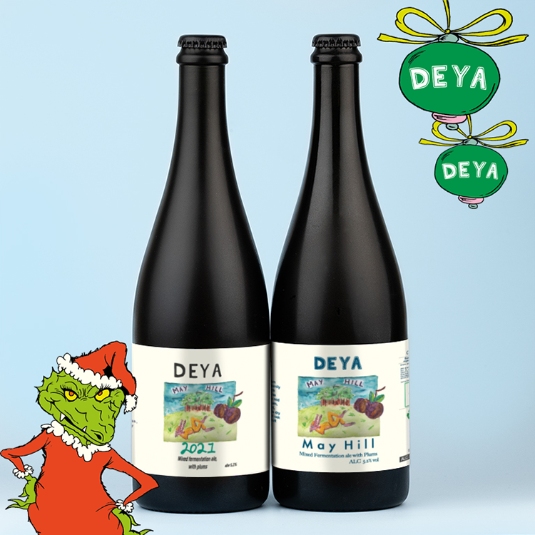 2 X 750ML BOTTLES OF DEYA MAY HILL MIXED FERM ALE WITH PLUMS, 2021 AND 2O23 VINTAGE