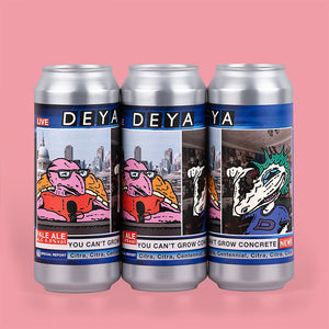 3 x 500ml can of DEYA You Can't Grow Concrete