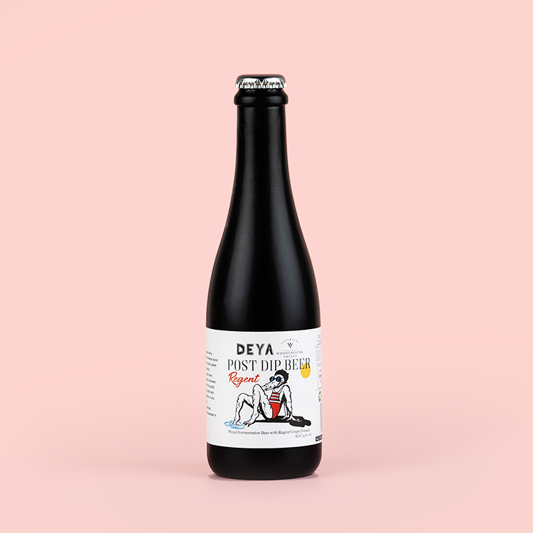 375ml bottle of DEYA Post Dip Regent Mixed Fermentation beer