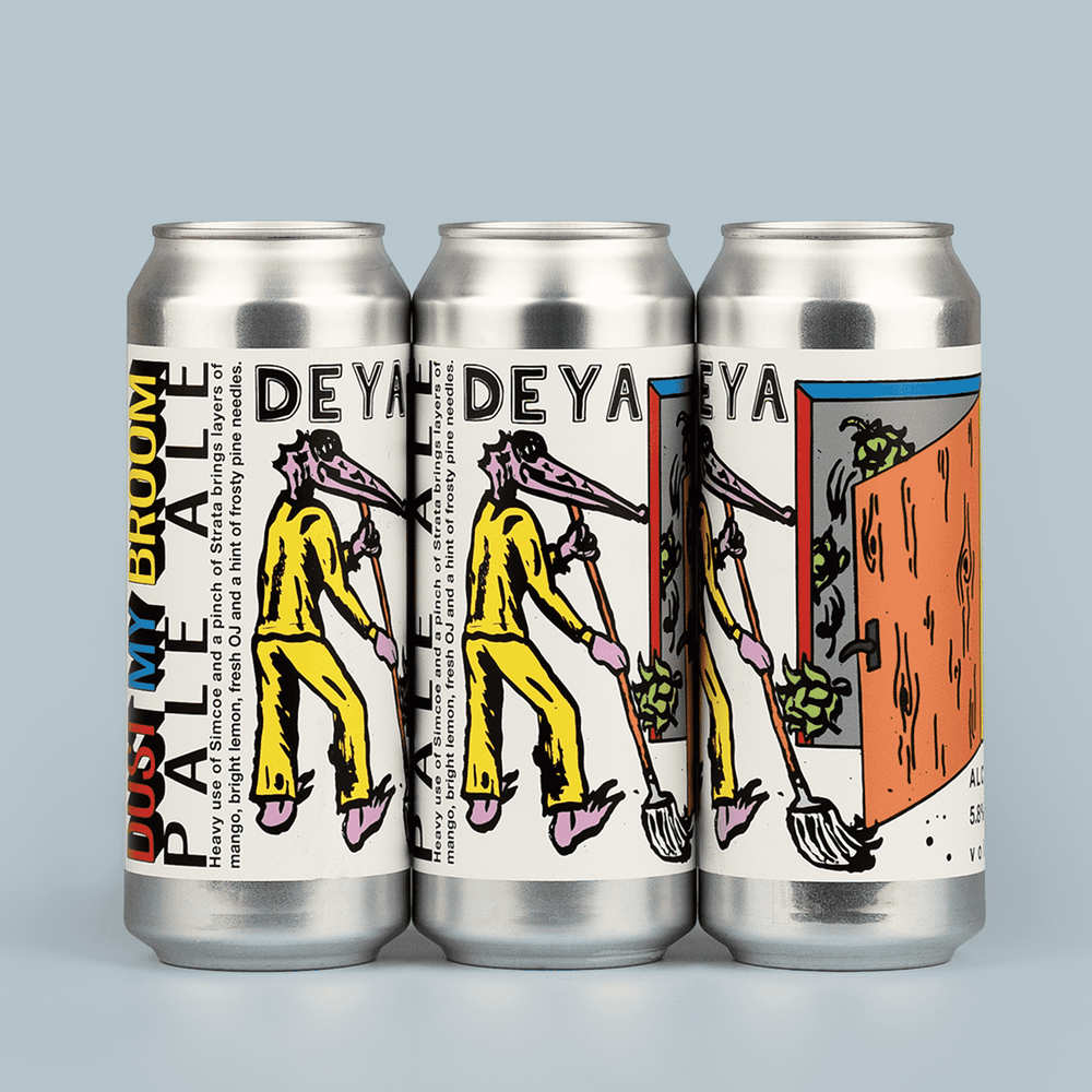 3 x 500ml can of DEYA Dust My Broom Pale Ale