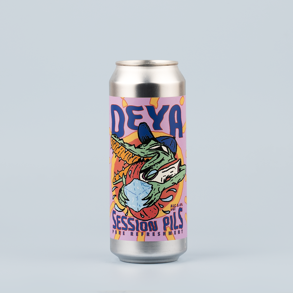 500ml Can of DEYA Session Pils 3.4% lager
