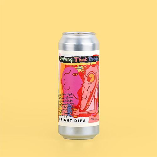 500ml can of DEYA Driving That Train x BEAK DIPA