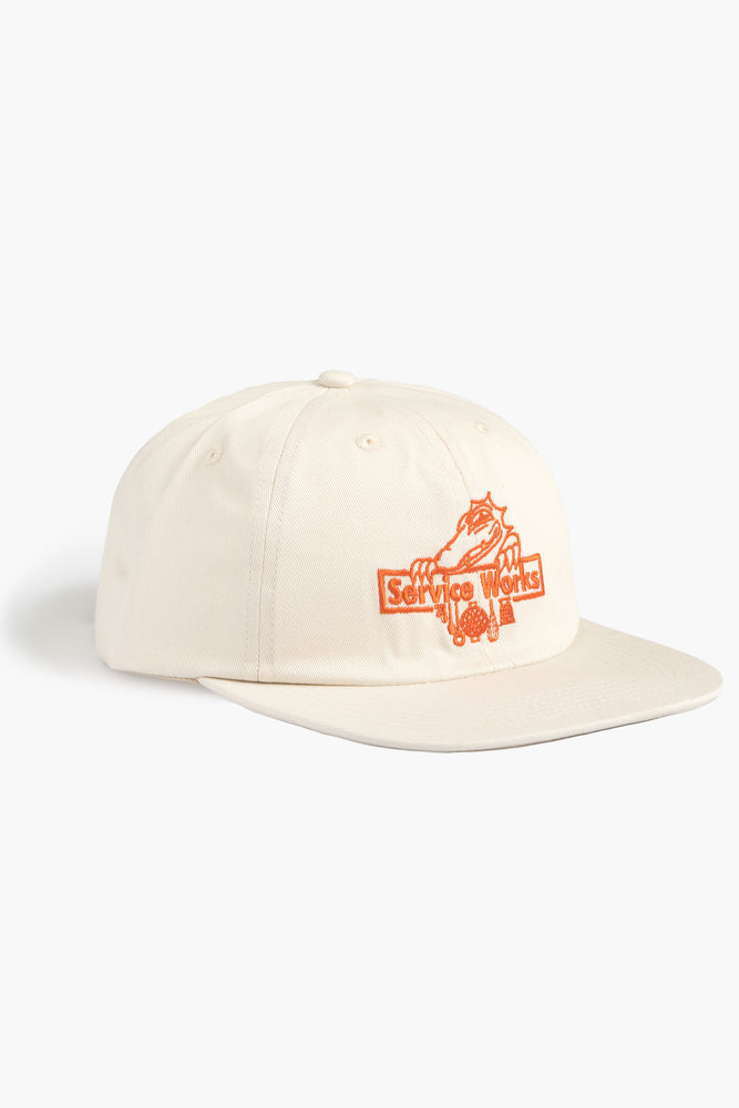 DEYA x Service Works Drink /Fresh Cap in Off White - Front