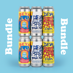 DEYA Glue bundle inc 2 x 500ml cans of Glue IPA, 2 x 500ml cans of Glue-Tac Pale Ale and 2 x 500ml cans Super Glue DIPA