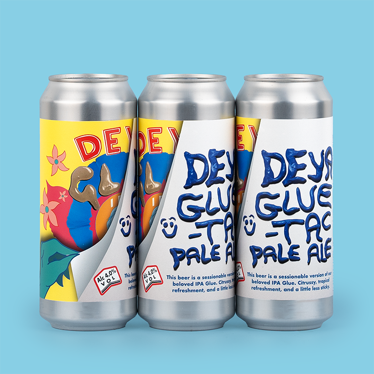 3 x 500ml can of DEYA Glue-Tac Pale Ale