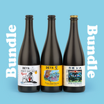 3 x 750ML PACK - MIXED FERMENTATION BUNDLE - PICNIC BEER QUINCE / PULL THE NIGHT AROUND YOUR SHOULDERS / POST DIP REGENT - 5.8% / 6.8% / 5.5%