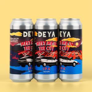 3 x 500ml can of DEYA Meet Me In The City IPA