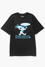 DEYA x Service Works Fresh Delivery Tee - Black - Front