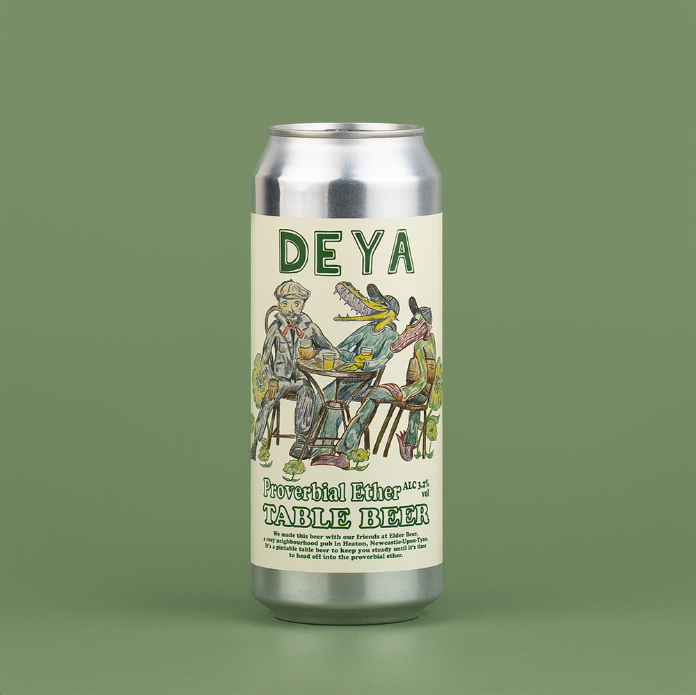 500ml can of DEYA Proverbial Ether Table Beer