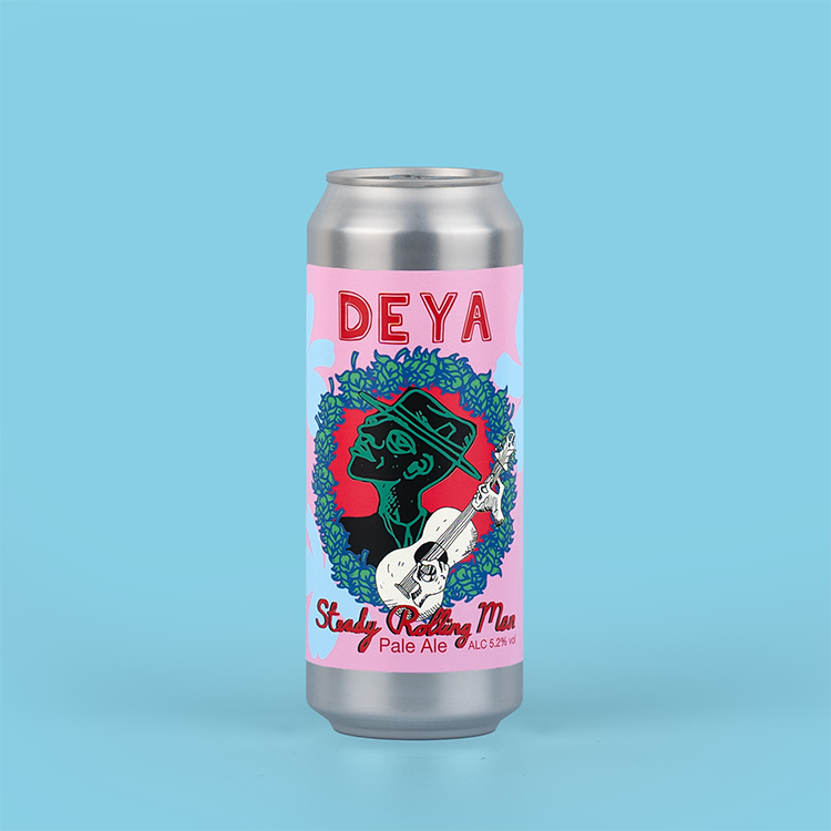 500ml can of DEYA Steady Rolling Man Pale Ale