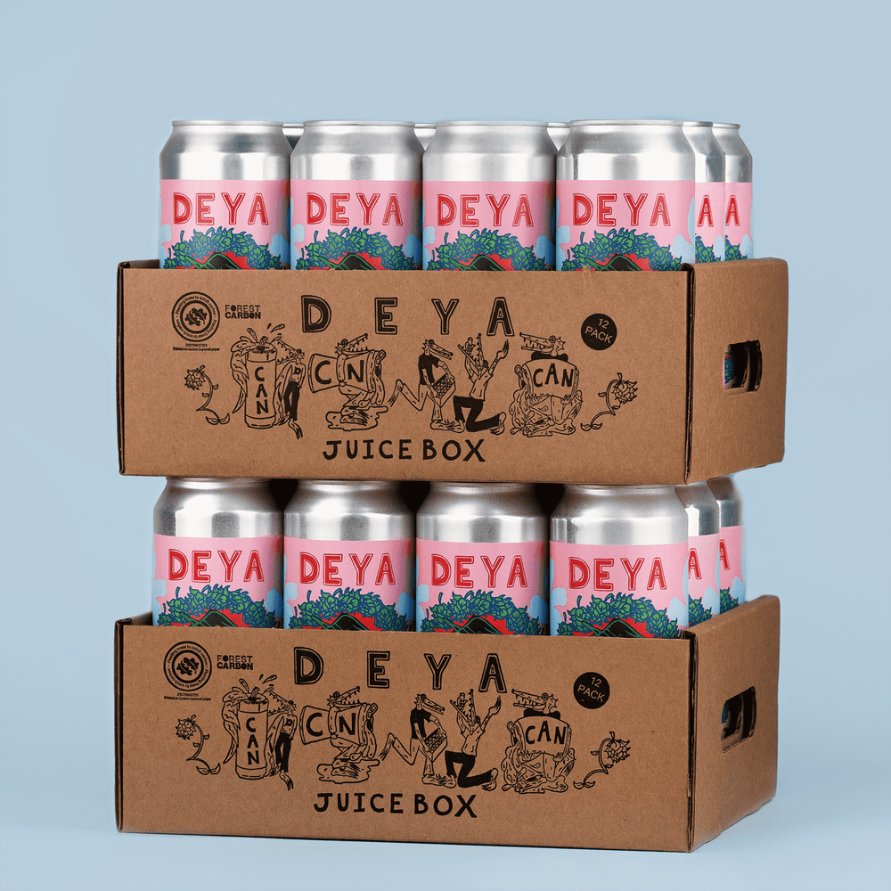 24 x 500ml cans of DEYA Steady Rolling Man Pale Ale