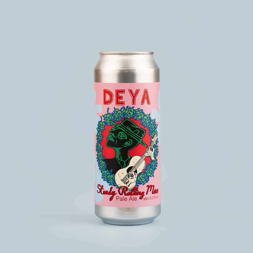 500ml can of DEYA Steady Rolling Man Pale Ale