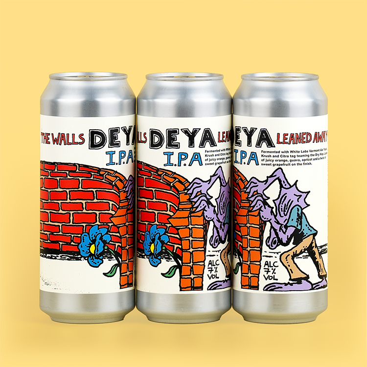 500ml Can of DEYA The Walls Leaned Away IPA